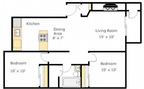 15405 Des Moines Memorial Dr 1-2 Beds Apartment for Rent - Photo Gallery 23